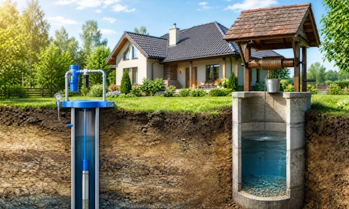 Автономное водоснабжение загородного дома Сочи: скважина или колодец 
